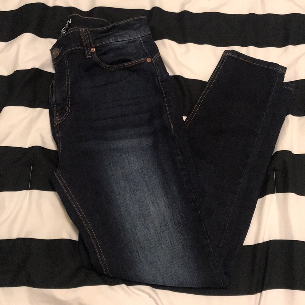 Dark denim